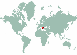 Velika Plaza in world map